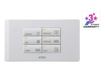 ATEN Control System - 12-button Keypad (EU, 2 Gang)