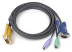 ATEN integrovaný kabel 2L-5201P pro KVM PS/2,  1,2 M 