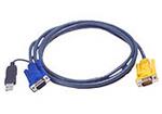 ATEN integrovaný kabel KVM USB 2L-5201U 1.2 M 