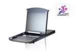 ATEN KL1108VN-AXA-AG 8-Port Cat 5 Dual Rail 19" LCD KVM over IP Switch with Virtual Media