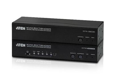 ATEN KVM extender CE-775 USB , max. 300 metrů, Dual View