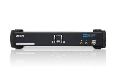 ATEN KVM switch CS-1782A USB Hub 2PC DVI Dual Link KVMP™, audio