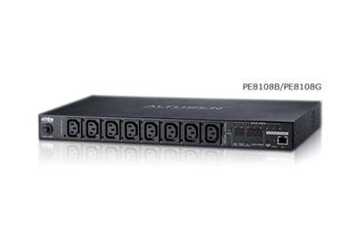 ATEN PE-6208 Power over the Net - 10A Total current Metered, 8 Outlet SW