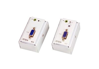 ATEN VGA/Audio Cat 5 Extender with MK Wall Plate (1280 x 1024 @150 m)