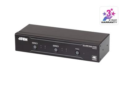 ATEN VS0401-AT-G 4 PORT VGA Switch with Audio W/EU ADP