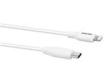 AVACOM MFIC-120W kabel USB-C - Lightning, MFi certifikace, 120cm, bílá