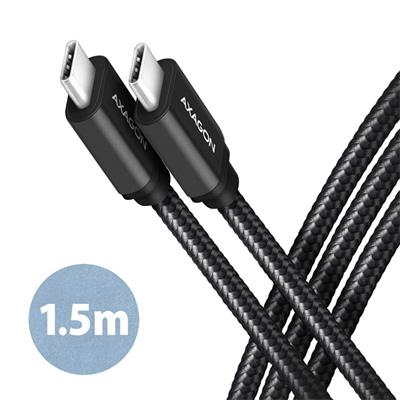 Axagon BUCM3-CM15AB speed + USB-C <> USB-C 3.2 gen 1 kabel 1,5m