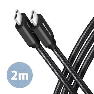 Axagon BUCM3-CM20AB speed + USB-C <> USB-C 3.2 gen 1 kabel 2m