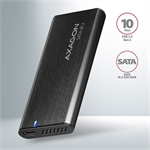 Axagon EEM2-SBC Superspeed+ USB-C - M.2 SATA SSD, externí kovový box pro M.2 SATA SSD disky, bezšroubkový