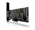 AXAGON PCEM2-D, PCIe x4 - M.2 NVMe M-key + SATA B-key slot adaptér, LP