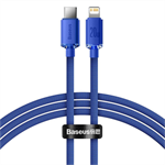 Baseus Crystal Shine Datový kabel USB-C - Lightning 20W 1.2m Blue