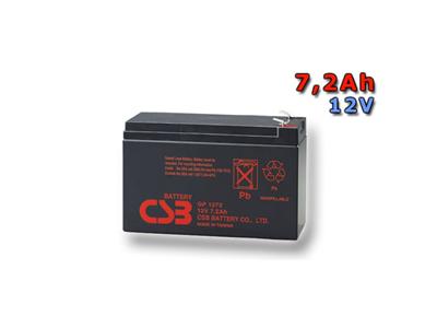 BAT Baterie pro UPS CSB GP1272 F2, 7,2Ah, 12V (životnost 4 - 6 let)