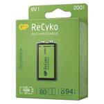 Baterie nabíjecí GP ReCyko, 9V, 200mAh, NiMH, krabička 1ks (B2152)