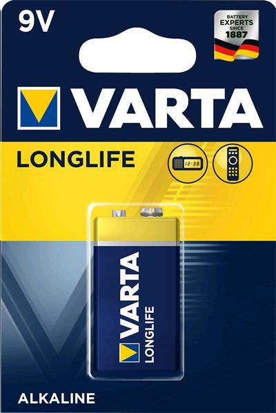 Baterie VARTA Longlife 4122 BL1, 9V blok