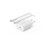 Belkin  25W USB-C Power Delivery PPS nástěnná nabíječka + 1m USB-C na lightning kabel, bílá