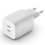 Belkin Duální 65W USB-C Power Delivery GaN PPS nástěnná nabíječka, bílá