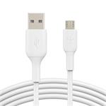 Belkin microUSB kabel, 1m, bílý