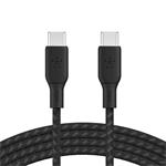 Belkin USB-C na USB-C kabel 100W, 3m, černý - odolný