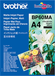 Brother BP60MA,inkoustový papír,A4,145g/m2,matný,25listů