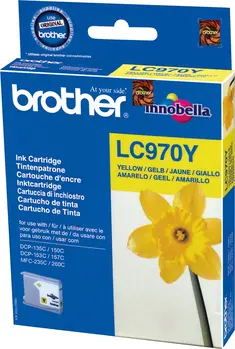 Brother DCP-135C 150C MFC-235C 260C, ink. kazeta yellow LC-970Y