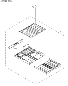 Brother MFC 5895CW, PAPER TRAY A3 ASSY(SP)