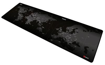 C-TECH podložka pod myš MP-01W (World) mapa světa, 900x270x4mm, obšité okraje