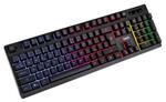 C-TECH Polomechanická herní klávesnice Iris (GKB-08), casual gaming, CZ/SK, duhové podsvícení, USB