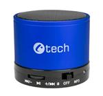 C-TECH reproduktor SPK-04L, bluetooth, handsfree, čtečka micro SD karet/přehrávač, FM rádio, modrý