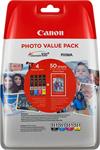 Canon cartridge CLI-551 C/M/Y/BK multipack + PP-201 10x15cm 50l.