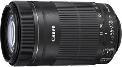 Canon EF-S 55-250mm f/4-5.6 IS STM + clona ET-63