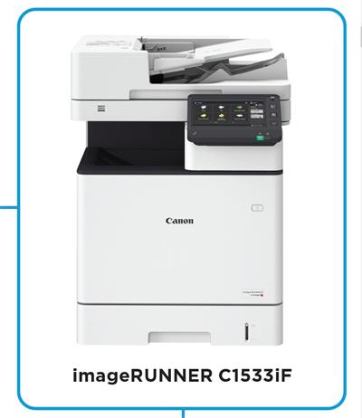 Canon imageRUNNER C1533iF - PSCF/A4/DADF/LAN/Send/PCL/PS3/Duplex/33ppm/zásobník550/USB