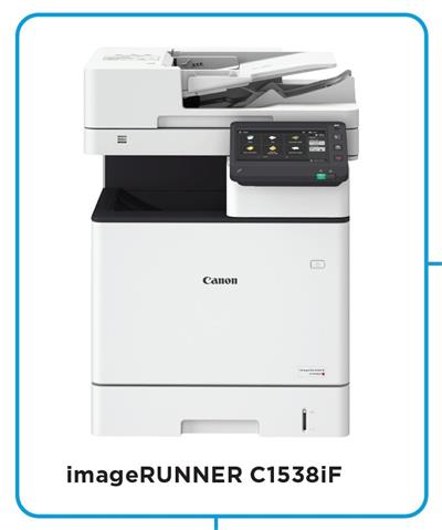 Canon imageRUNNER C1538iF - PSCF/A4/DADF/LAN/Send/PCL/PS3/Duplex/38ppm/zásobník550/USB