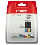 Canon iP7250 MG5450 6350, multipack CMYK CLI551 4x7ml