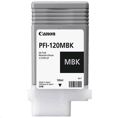 Canon IPF TM200/205/300/305 náplň matte black, PFI-120MBK 130ml