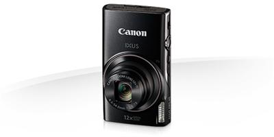 Canon IXUS 285 HS BLACK - 20MP,12x zoom,25-300mm,3,0",GPS,Wi-Fi