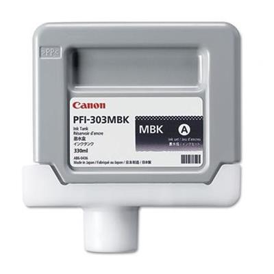 Canon PFI303MBK ink matte black 330ml pro iPF-810, 815, 820, 825