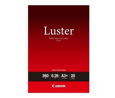 Canon Photo Paper Pro Luster LU-101 - Třpytivý - 260 mikronů - A3 plus (329 x 423 mm) - 260 g/m2 - 20 listy fotografický