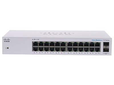 CBS110 Unmanaged 24-port GE, 2x1G SFP Shared