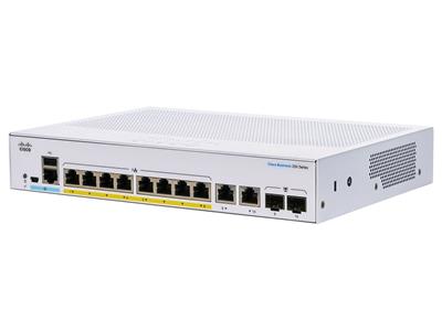 CBS250 Smart 8-port GE, Full PoE, Ext PS, 2x1G Combo