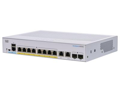 CBS350 Managed 8-port GE, Full PoE, Ext PS, 2x1G Combo