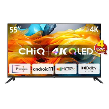 CHiQ U55QG7L,Smart TV 55",4K,QLED,Android 11,HDR10,3xHDMI,2xUSB