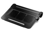 chladicí ALU podstavec Coolermaster NotePal U3 PLUS pro NTB 15-19" black, 3x8cm fan