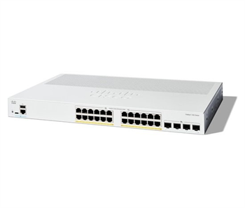 Cisco Catalyst switch C1300-24P-4X (24xGbE,4xSFP+,24xPoE+,195W,fanless) - REFRESH