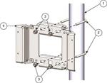 Cisco IW3700 Series Pole-Mount Kit, 2'' to 3''