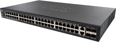 Cisco SF550X-48-K9-EU Switch: L3 managed, 48 x 10/100 + 2 x 10 GE combo + 2 x 10GE SFP+, rack-mountable