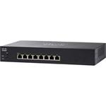 Cisco SG250-08 8-Port Gigabit Smart Switch, PoE+ (8 ports, 45W)