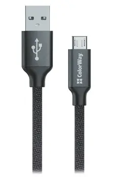 Colorway Datový Kabel Usb / Micro Usb/ 1m/ 2.1A/ Černý