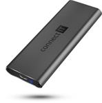 CONNECT IT AluSafe externí box pro SSD disky M.2 NVMe, 10 Gbps, USB-C, ANTRACITOVÝ