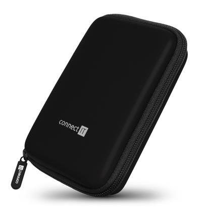 CONNECT IT HardShellProtect pevné skořepinové ochranné pouzdro na 2,5" HDD, černé