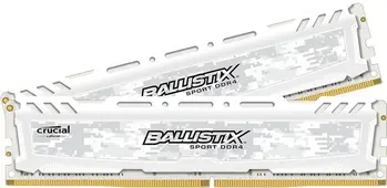 Crucial DDR4 16GB (kit 2x8GB) Ballistix Sport LT DIMM 2400MHz CL16 DR x8 bílá